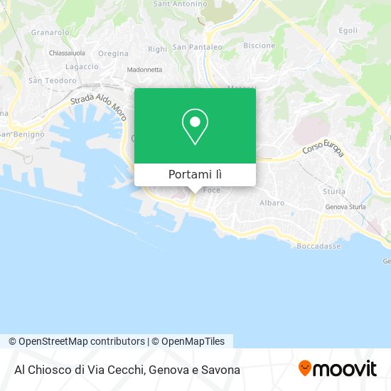 Mappa Al Chiosco di Via Cecchi