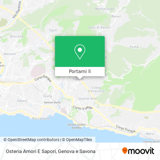 Mappa Osteria Amori E Sapori