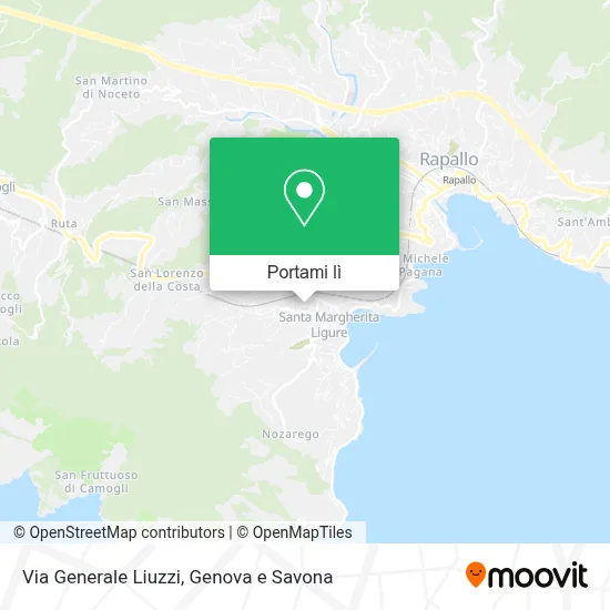 Mappa Via Generale Liuzzi