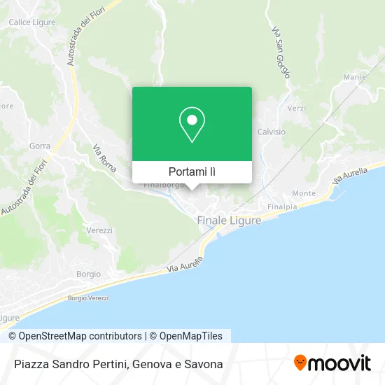 Mappa Piazza Sandro Pertini