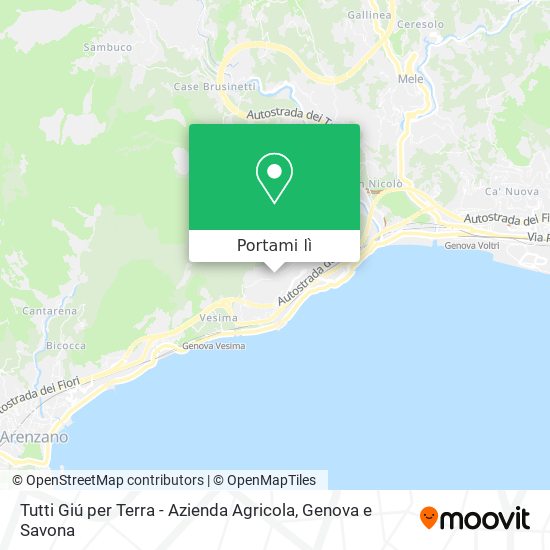 Mappa Tutti Giú per Terra - Azienda Agricola