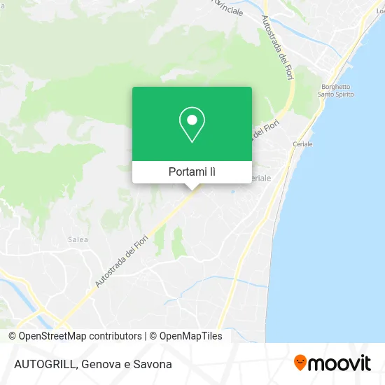 Mappa AUTOGRILL
