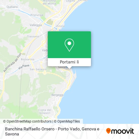 Mappa Banchina Raffaello Orsero - Porto Vado