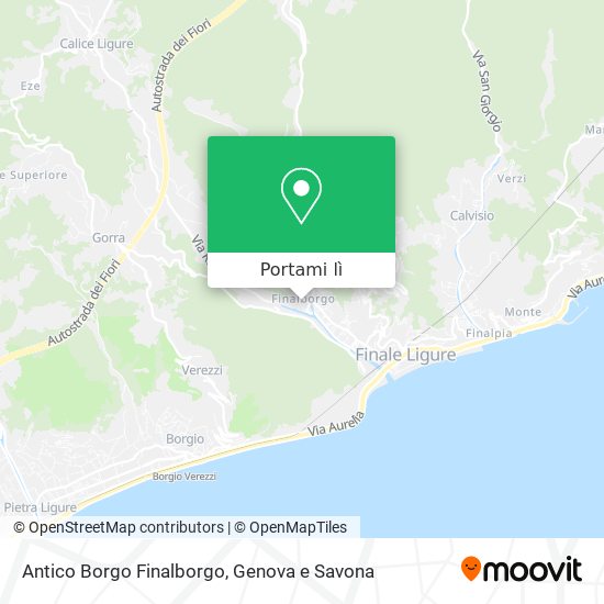 Mappa Antico Borgo Finalborgo