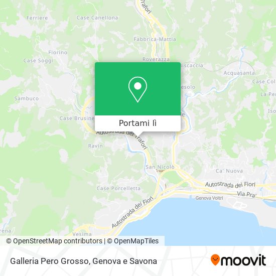 Mappa Galleria Pero Grosso