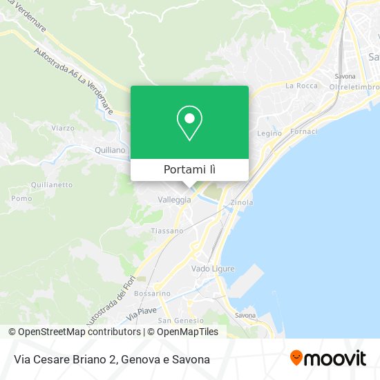 Mappa Via Cesare Briano 2