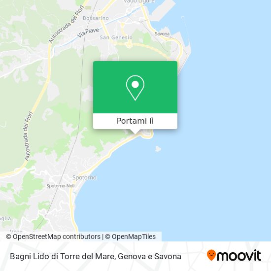 Mappa Bagni Lido di Torre del Mare