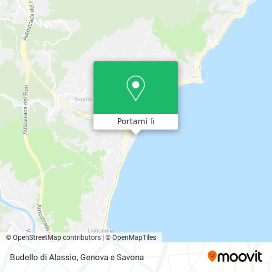 Mappa Budello di Alassio