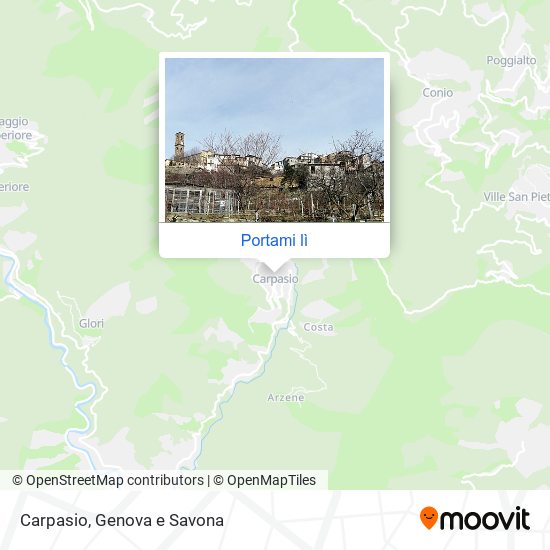 Mappa Carpasio