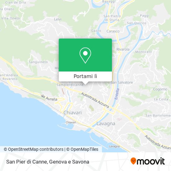 Mappa San Pier di Canne
