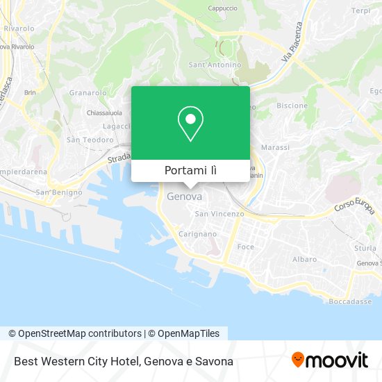 Mappa Best  Western City Hotel