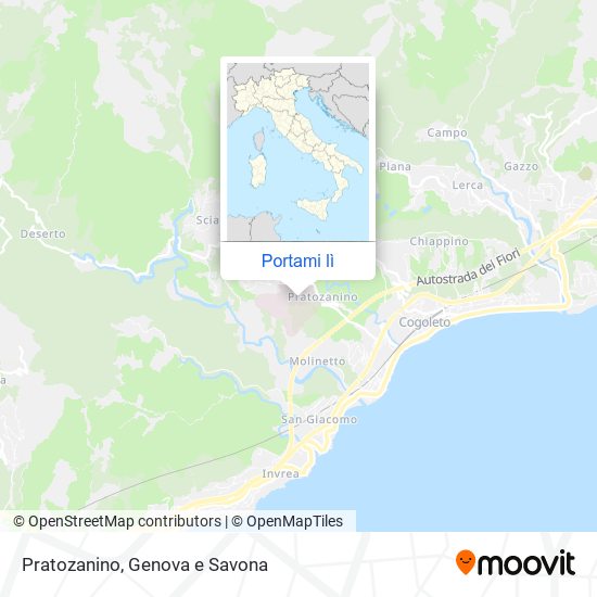 Mappa Pratozanino