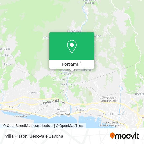 Mappa Villa Piston