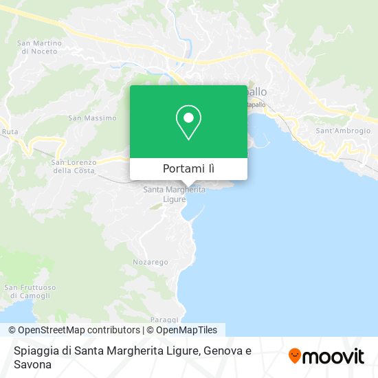 Mappa Spiaggia di Santa Margherita Ligure