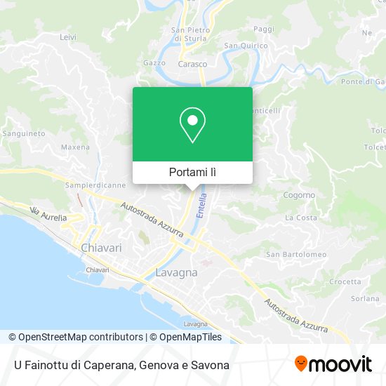 Mappa U Fainottu di Caperana