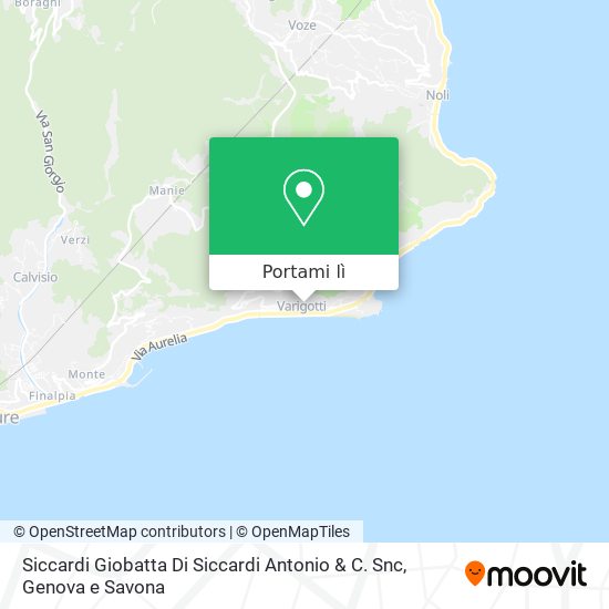 Mappa Siccardi Giobatta Di Siccardi Antonio & C. Snc