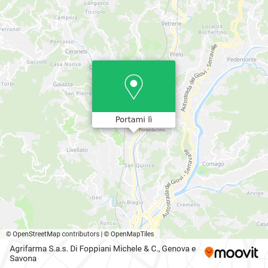 Mappa Agrifarma S.a.s. Di Foppiani Michele & C.