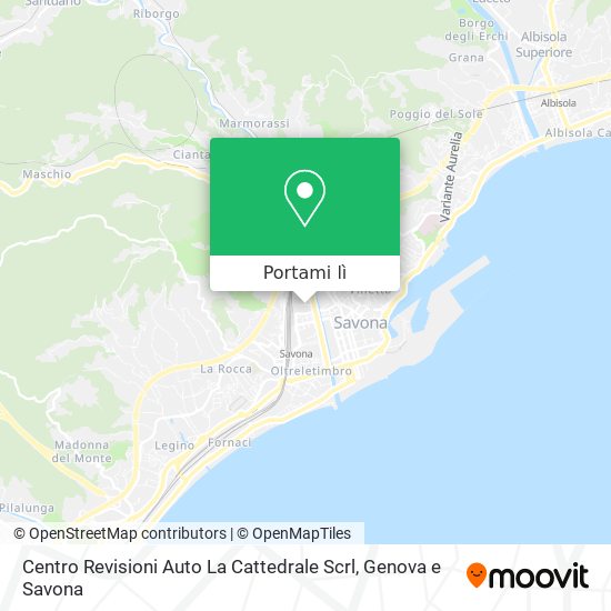 Mappa Centro Revisioni Auto La Cattedrale Scrl
