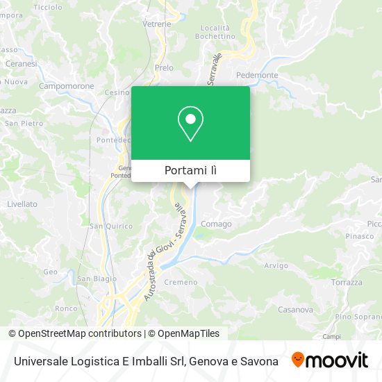 Mappa Universale Logistica E Imballi Srl
