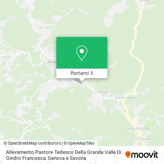 Mappa Allevamento Pastore Tedesco Della Grande Valle Di Gindro Francesca