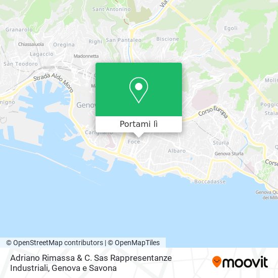 Mappa Adriano Rimassa & C. Sas Rappresentanze Industriali