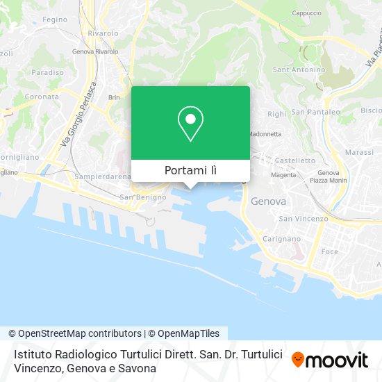 Mappa Istituto Radiologico Turtulici Dirett. San. Dr. Turtulici Vincenzo