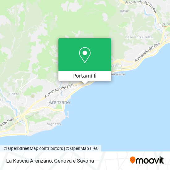 Mappa La Kascia Arenzano