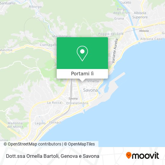 Mappa Dott.ssa Ornella Bartoli