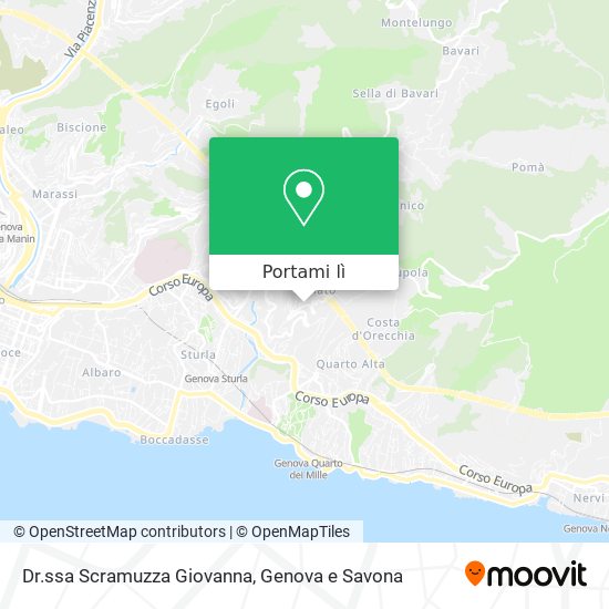 Mappa Dr.ssa Scramuzza Giovanna