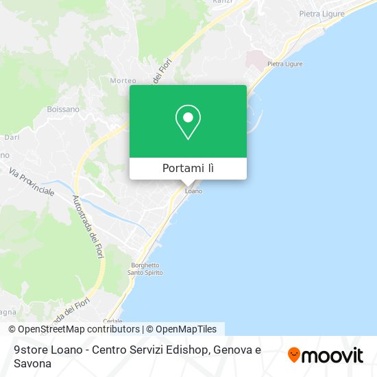Mappa 9store Loano - Centro Servizi Edishop