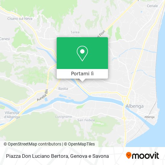 Mappa Piazza Don Luciano Bertora