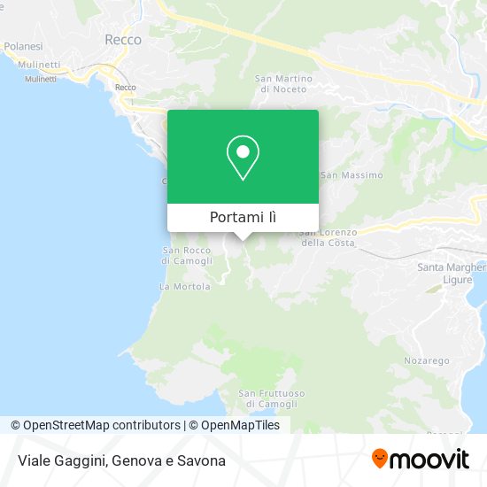 Mappa Viale Gaggini