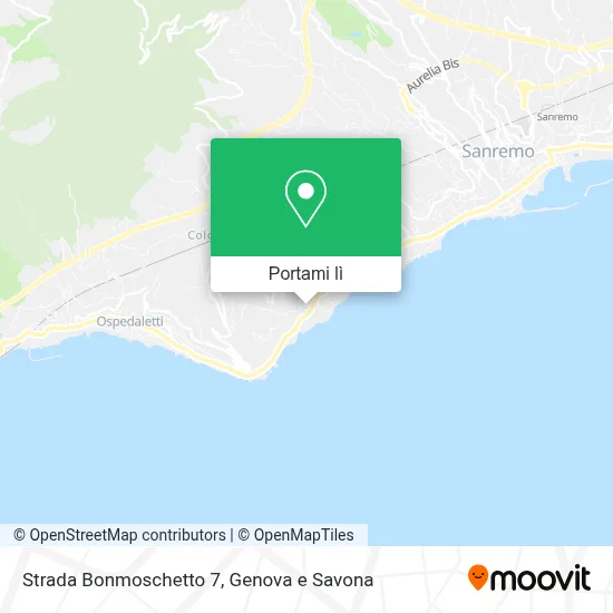 Mappa Strada Bonmoschetto 7