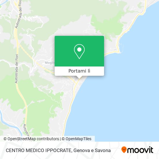 Mappa CENTRO MEDICO IPPOCRATE