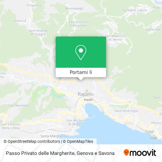 Mappa Passo Privato delle Margherite