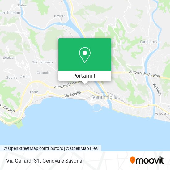 Mappa Via Gallardi 31