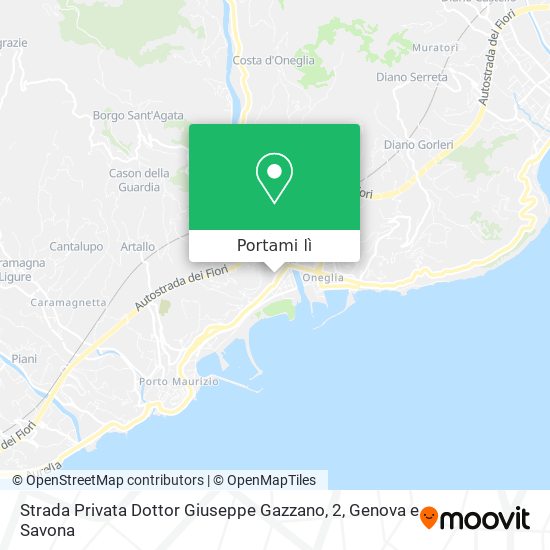 Mappa Strada Privata Dottor Giuseppe Gazzano, 2