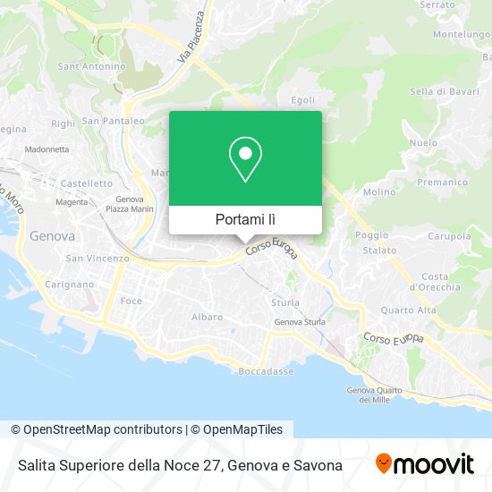 Mappa Salita Superiore della Noce  27