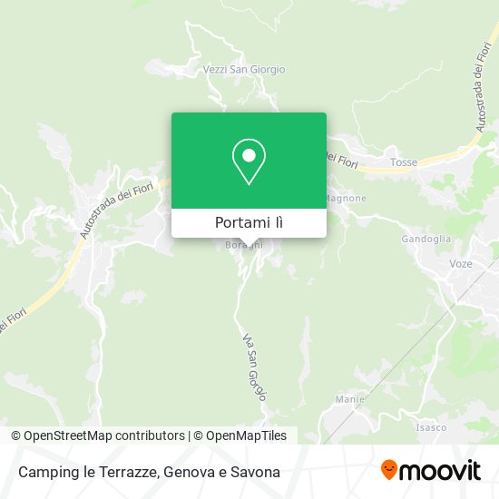 Mappa Camping le Terrazze