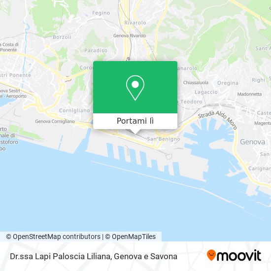 Mappa Dr.ssa Lapi Paloscia Liliana