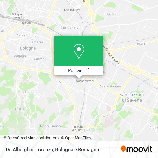 Mappa Dr. Alberghini Lorenzo