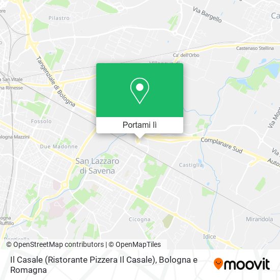 Mappa Il Casale (Ristorante Pizzera Il Casale)