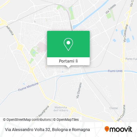 Mappa Via Alessandro Volta  32