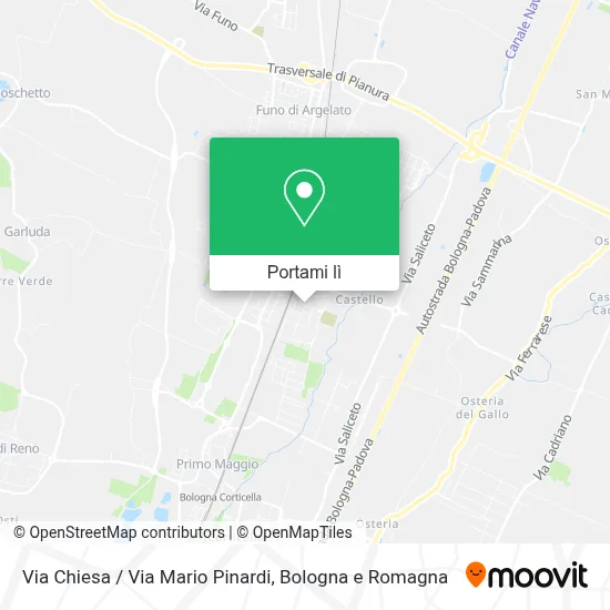 Mappa Via Chiesa / Via Mario Pinardi