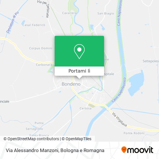 Mappa Via Alessandro Manzoni