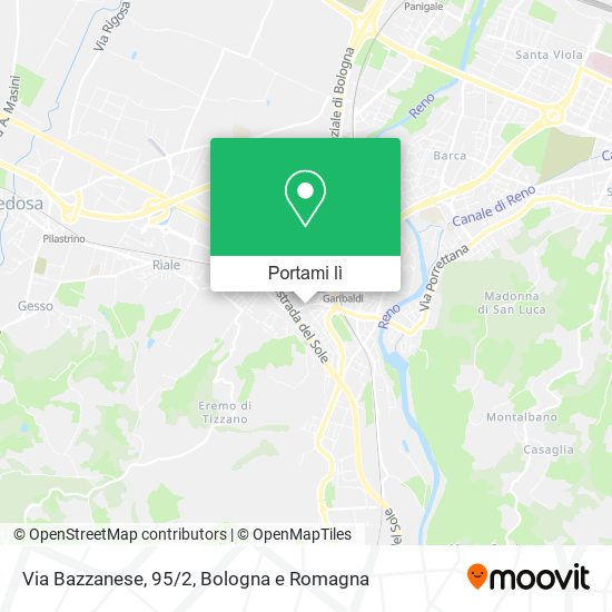Mappa Via Bazzanese, 95/2