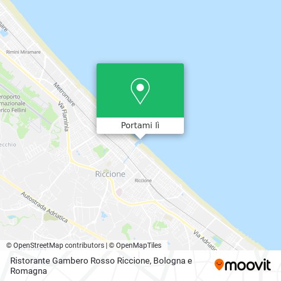 Mappa Ristorante Gambero Rosso Riccione
