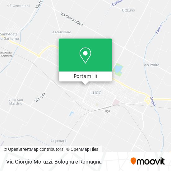 Mappa Via Giorgio Moruzzi