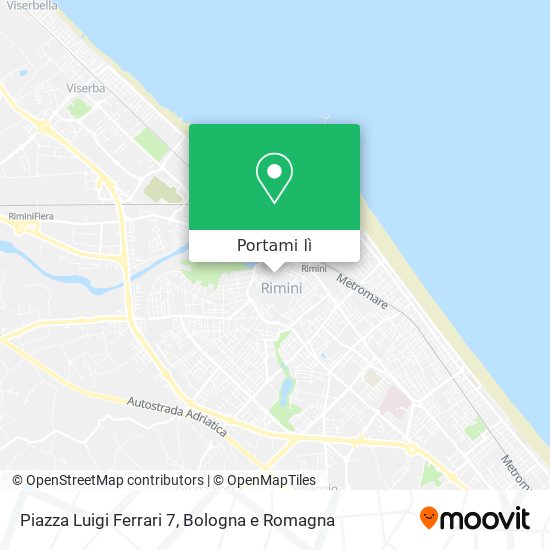 Mappa Piazza Luigi Ferrari  7