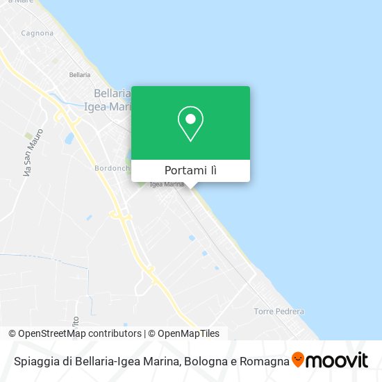 Mappa Spiaggia di Bellaria-Igea Marina